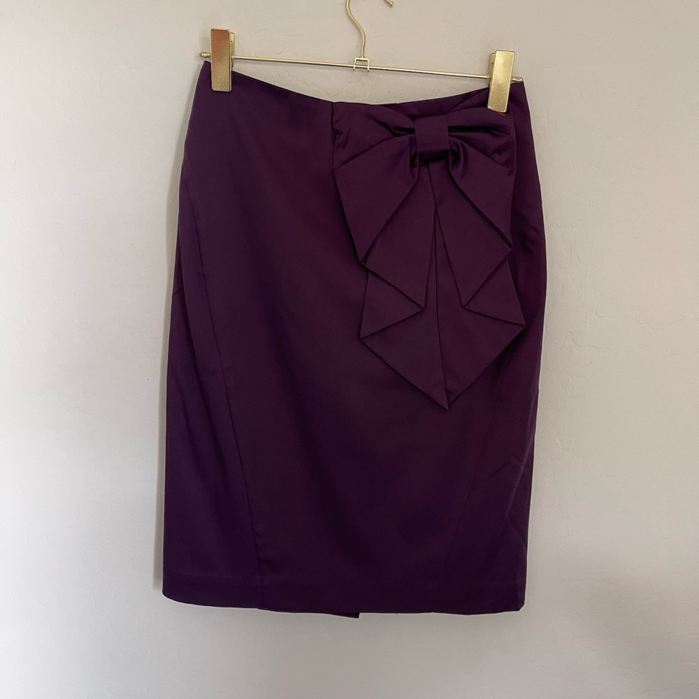 H&M Bow Detail Pencil Skirt Size 8 - Picture 2 of 6